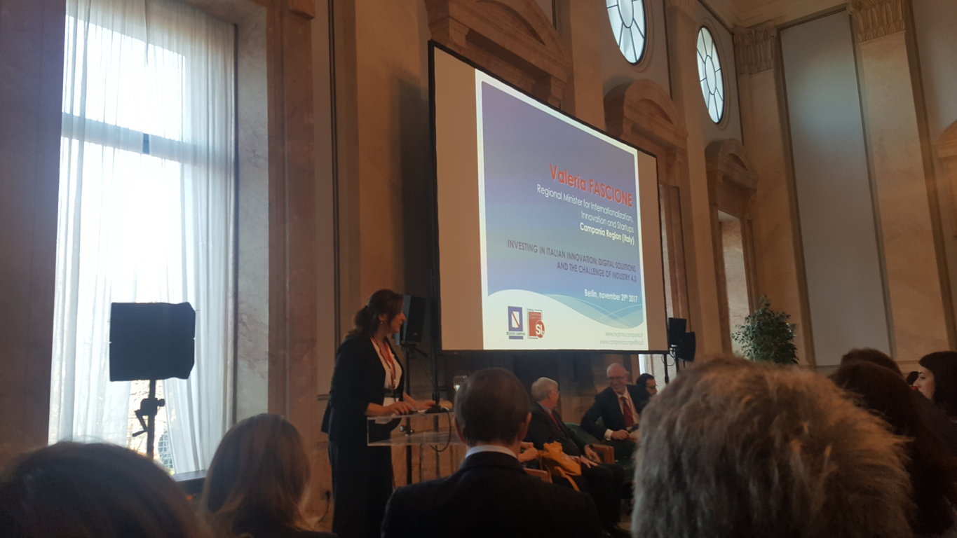 Valeria Fascione, Regional Minister for International Trade, Innovation and Start-Ups Campania